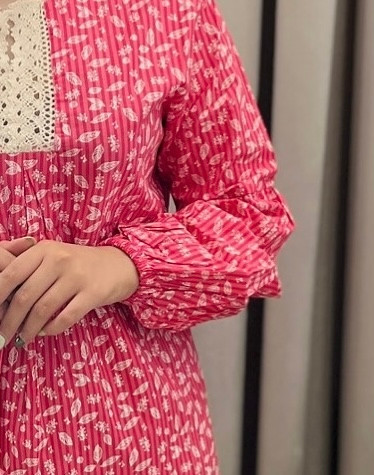 شومیز زنانه آستین پفکی